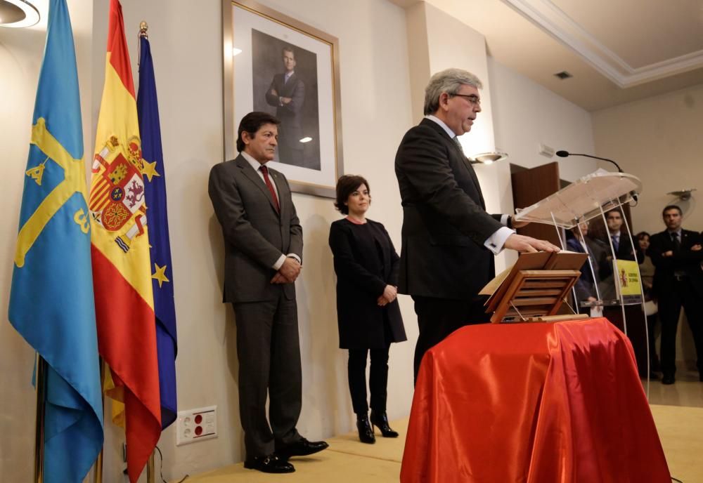 Toma de posesión de Mariano Marín como delegado del Gobierno en Asturias