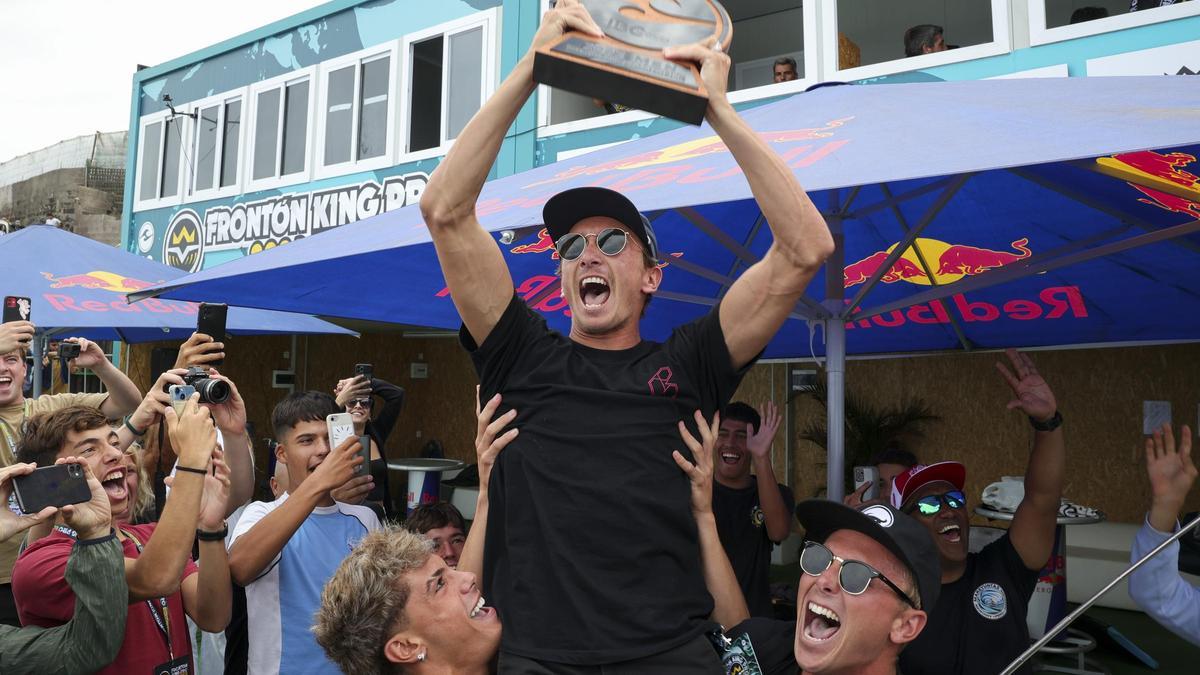 Tanner McDaniel, campeón del mundo de bodyboard en el Gran Canaria Frontón King