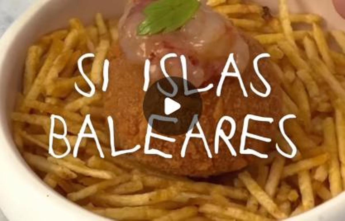 Imagen de la croqueta de Baleares por @soydanichef