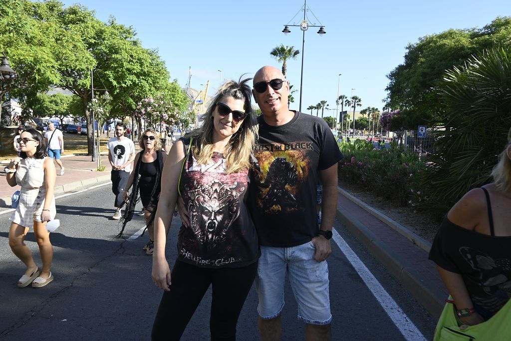 Ambiente de la segunda jornada del Rock Imperium Festival en Cartagena