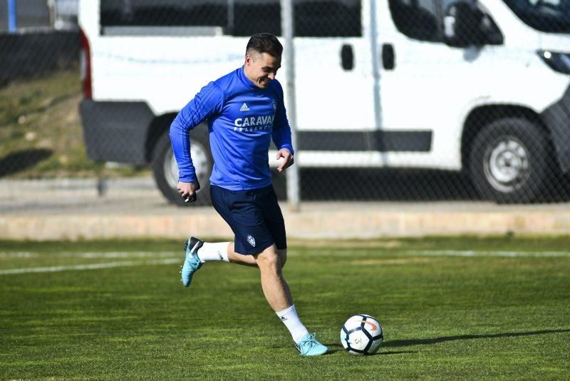 Entrenamiento del Real Zaragoza 24/2/2018