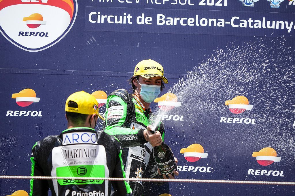 Fermin Aldeguer logra un doblete en Montmelo. Fotos Jesus Robledo Blanco