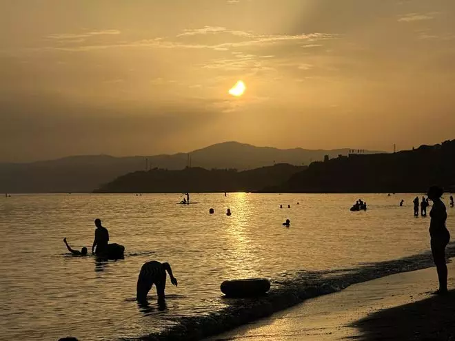 Eclipse solar en Málaga, en imágenes