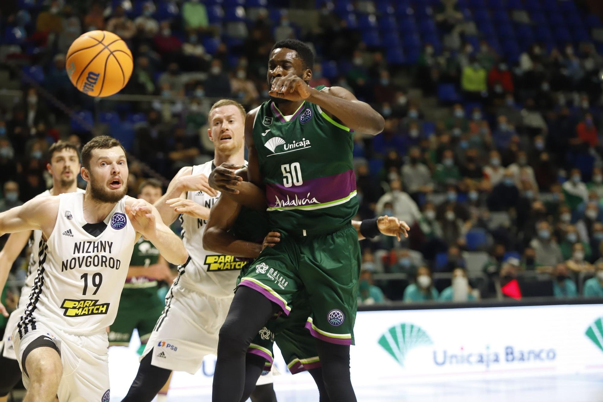 Las imágenes del Unicaja - Nizhny Novgorod de la BCL