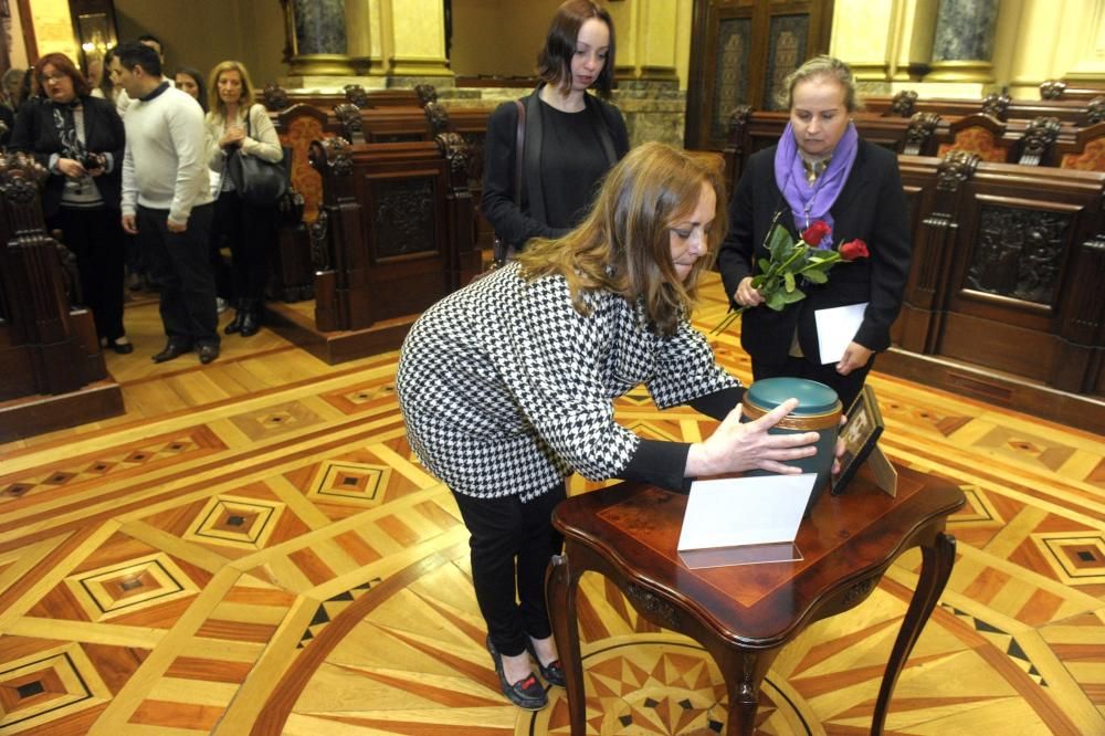 Homenaje a María Teresa Alvajar de la CRMH en A Co