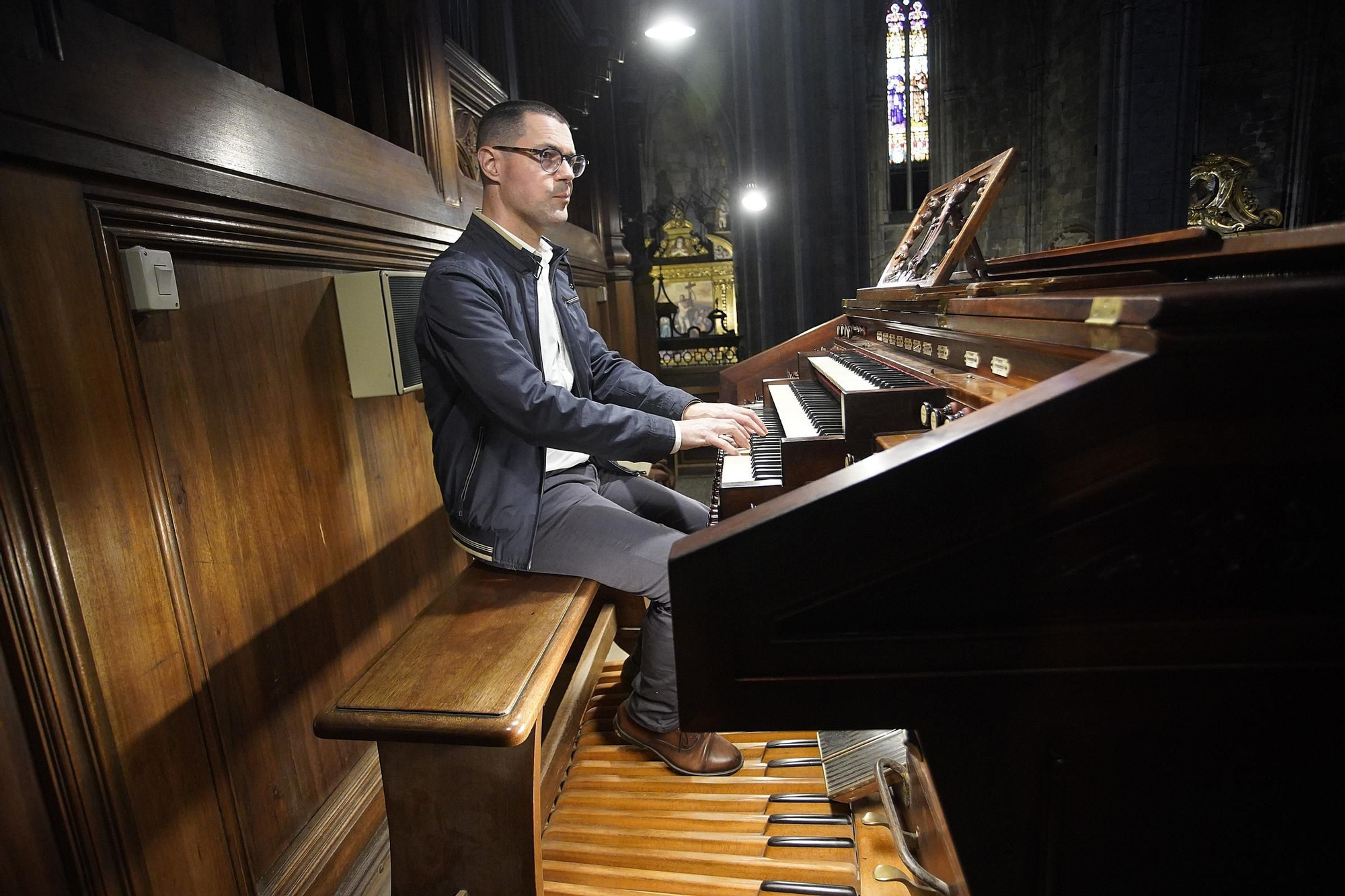Pau Riuró és l&#039;organista oficial de la Catedral de Girona des de finals del 2023.