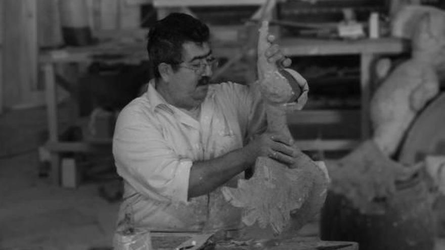 El artista Miguel Balaguer Nieto.