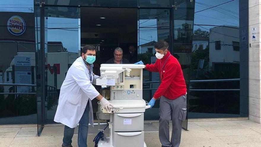 Coronavirus en Córdoba: La Clínica El Brillante cede un equipo respirador al hospital Reina Sofía