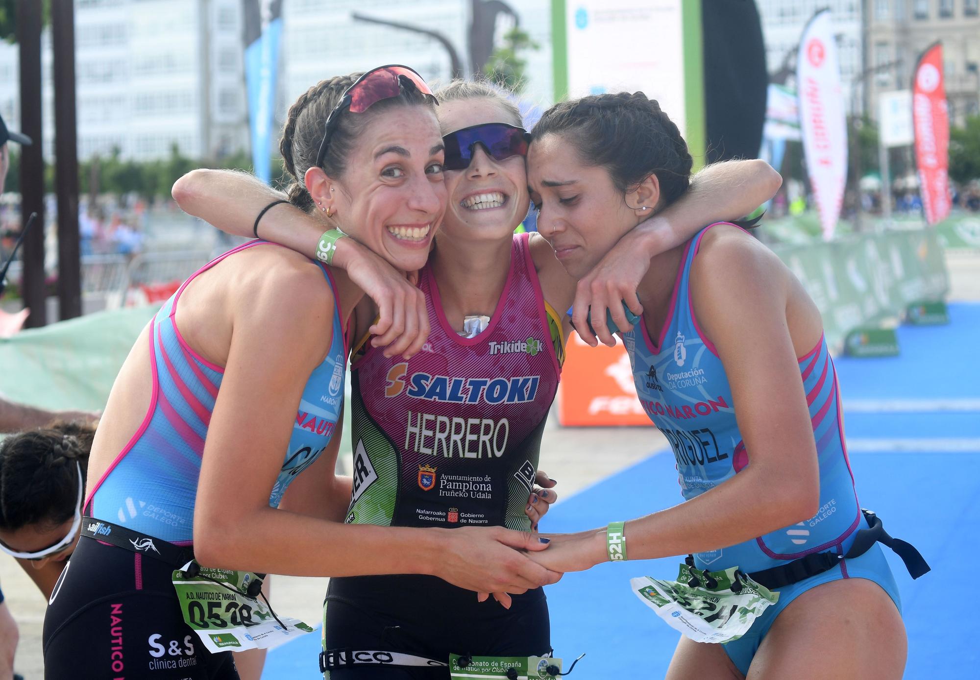 Campeonato de España de clubes de triatlón celebrado en A Coruña