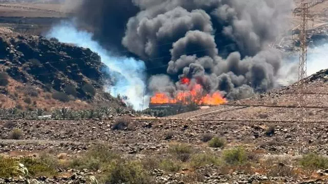 Incendio en Juan Grande