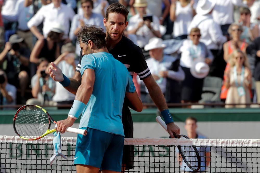 Roland Garros, semifinales: Rfa Nadal - Juan Martín del Potro