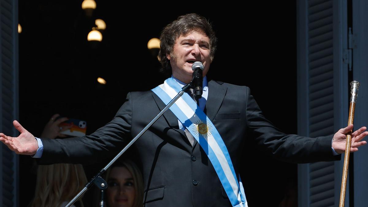 El presidente de Argentina, Javier Milei.