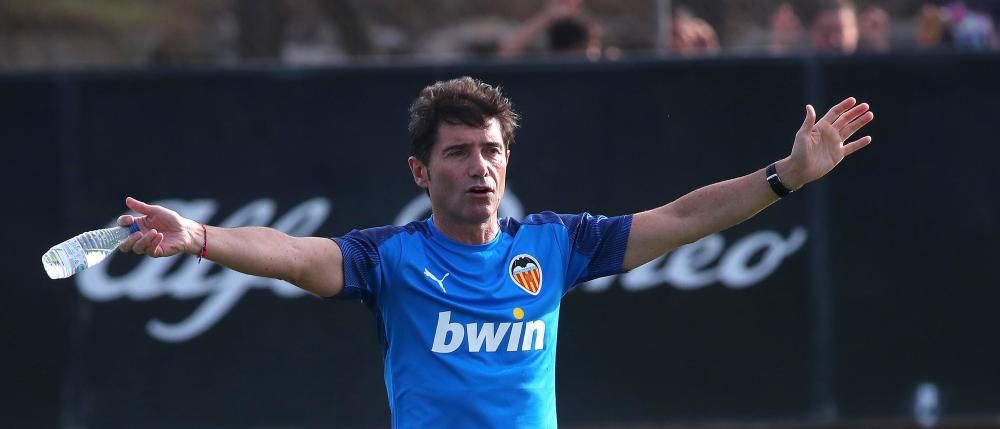 Primer entrenamiento de Marcelino García con el Valencia CF 19/20