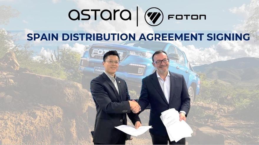 La marca china Foton llega a España de la mano de Astara