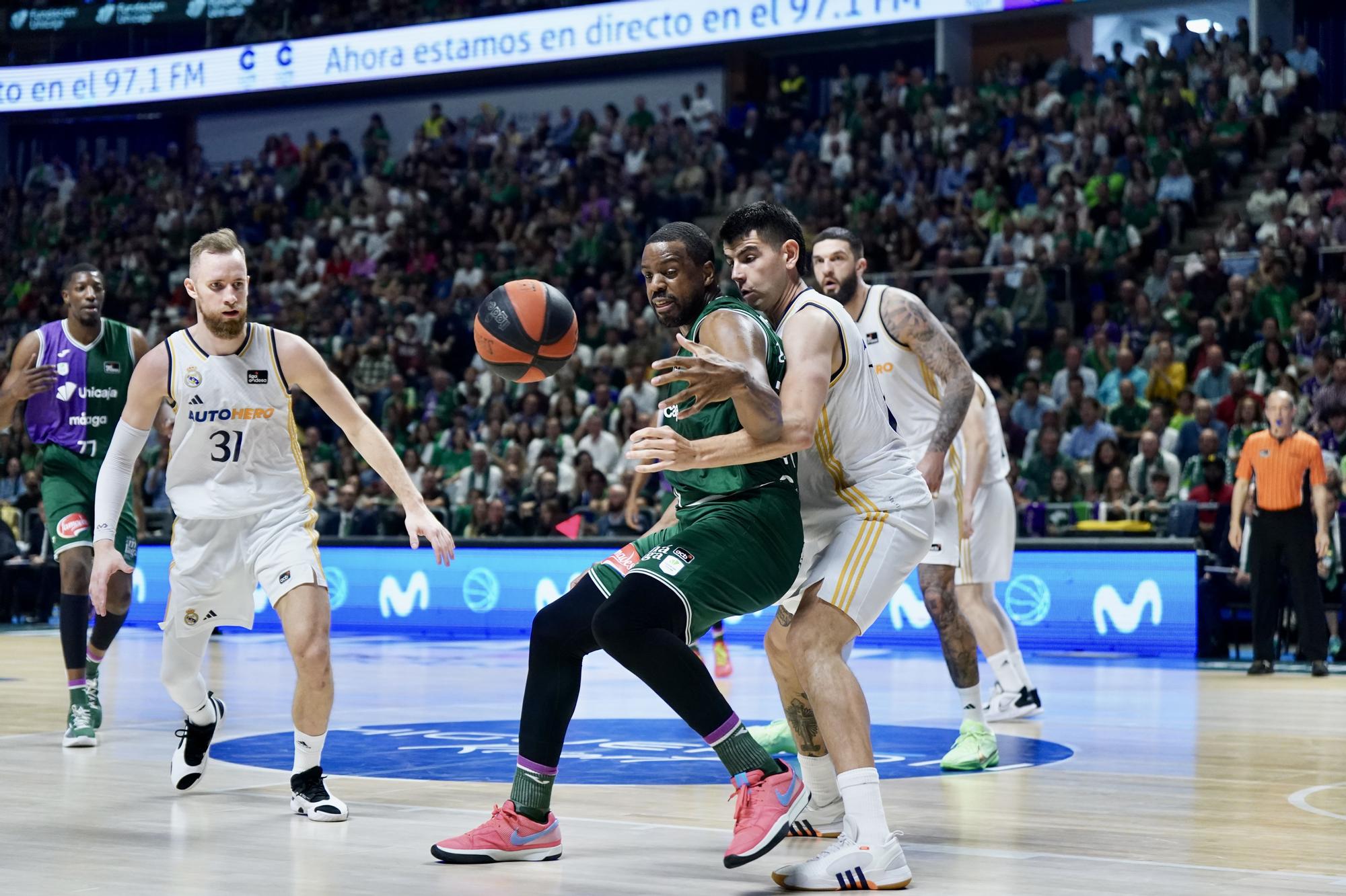 Unicaja - Real Madrid en la jornada 25 de la Liga Endesa.