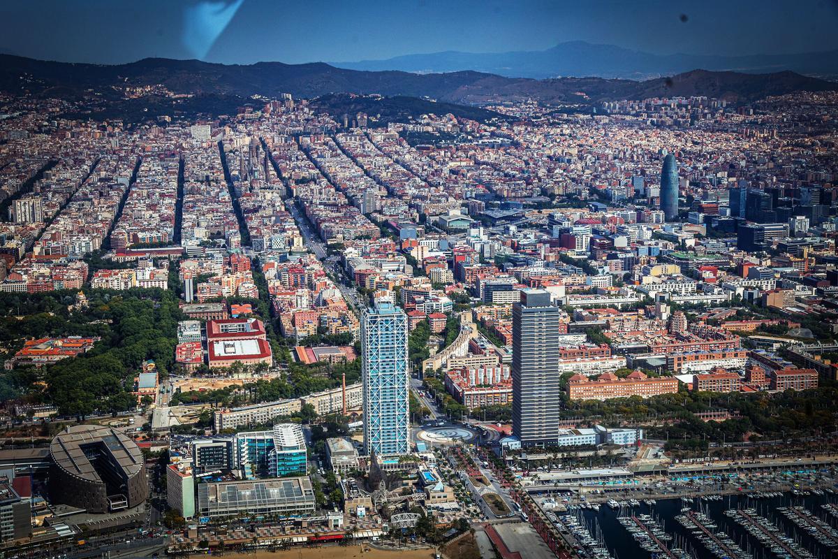 Las obras en Barcelona desde el aire