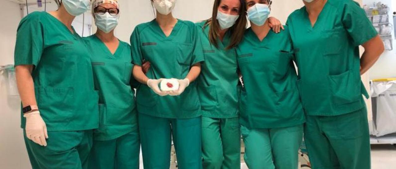 El equipo de Aparato Digestivo del hospital Francesc de Borja de Gandia. | LEVANTE-EMV