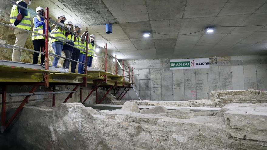 Metro de Málaga termina el trabajo de arqueología del tramo Renfe-Guadalmedina