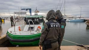 Agentes Rurales durante una intervención