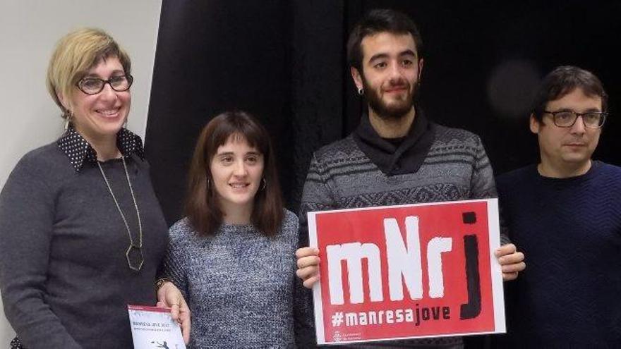 Crespo, Lentijo, Ruiz i Castellano a la presentació de Manresa Jove