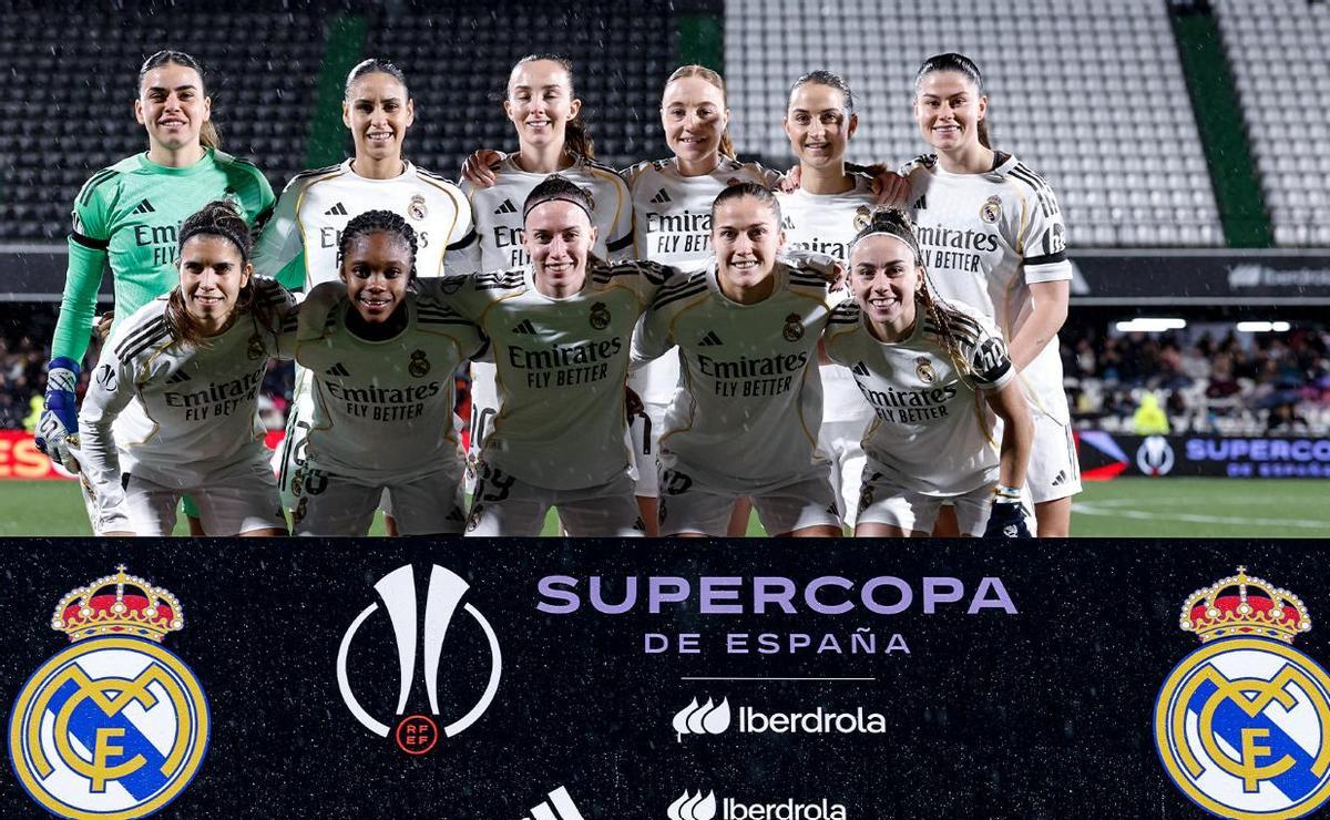 La alineación del Real Madrid en la semifinal ante el Atlético de Madrid