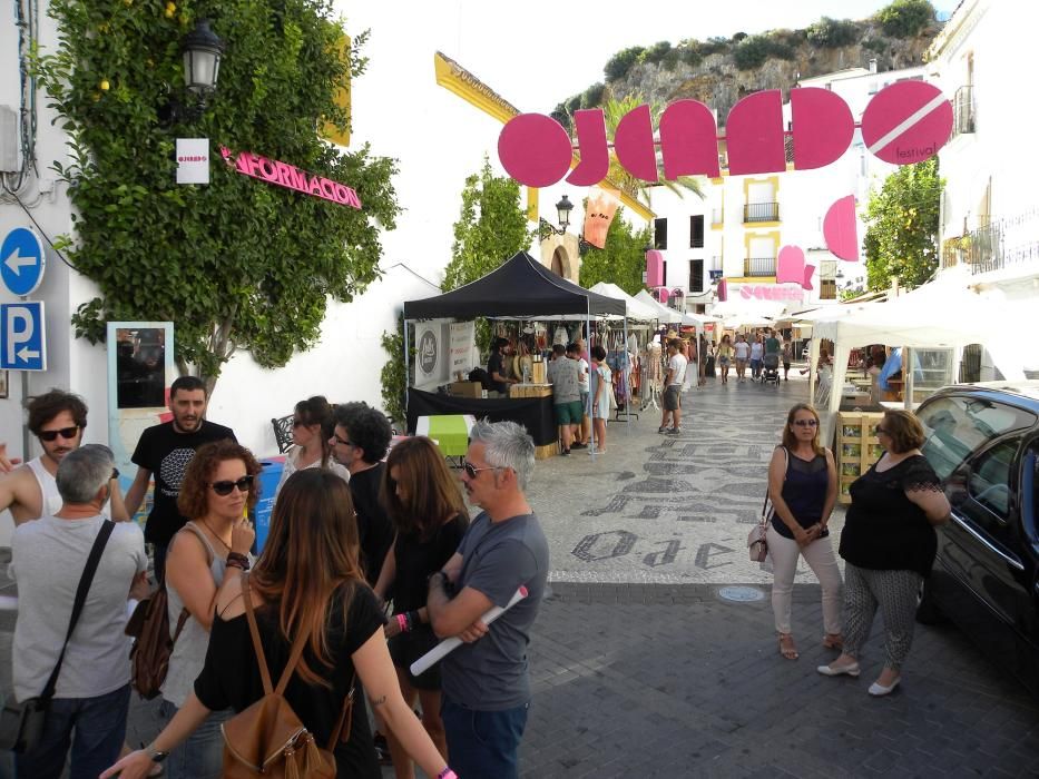 Las calles de Ojén, preparadas para el inicio de los conciertos