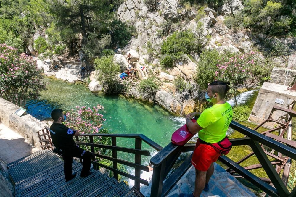 Las Fuentes del Algar reabren con aforo limitado