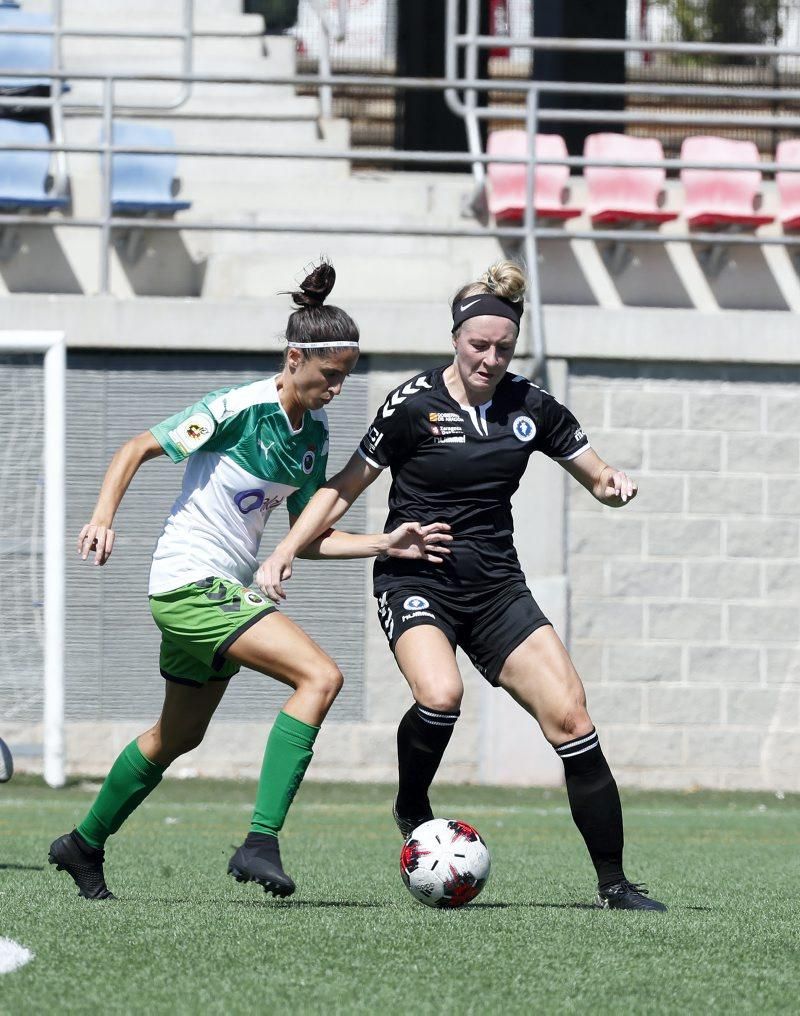 Partido de esta mañana entre el Zaragoza CFF y el Racing Féminas