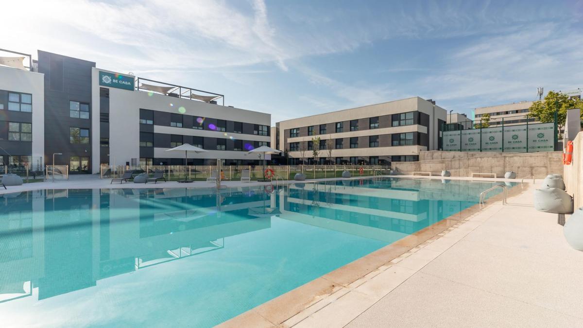 Complejo de 'flex living' de Greystar en el municipio madrileño de Rivas-Vaciamadrid