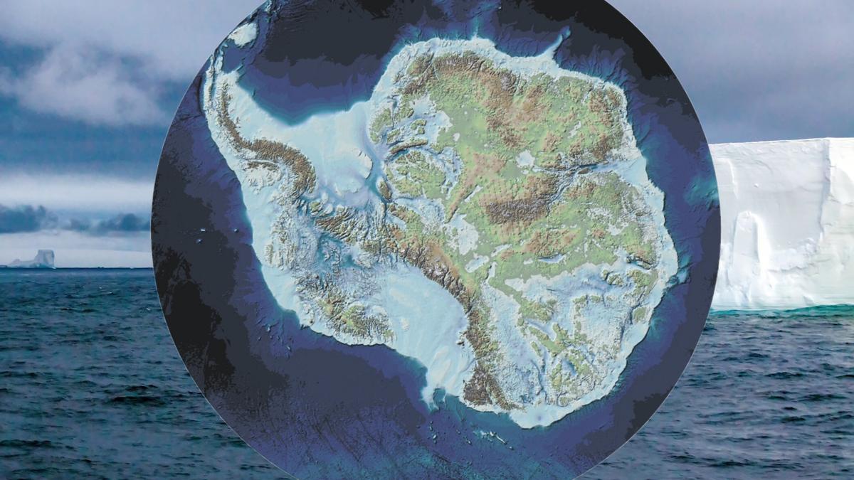 Desvelan el aspecto de la Antártida si no tuviera hielo