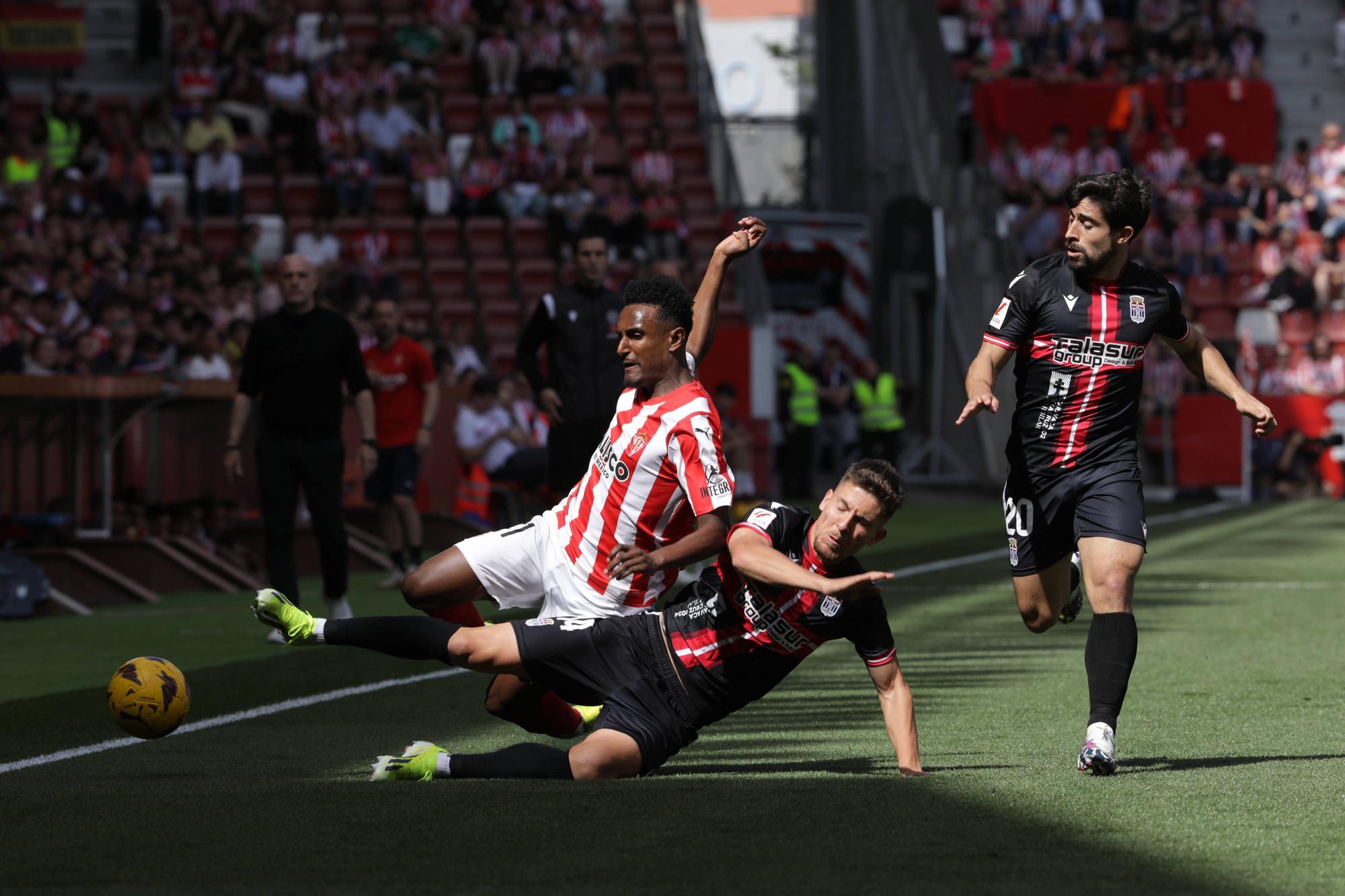 Así fue el partido entre el Sporting y el Cartagena