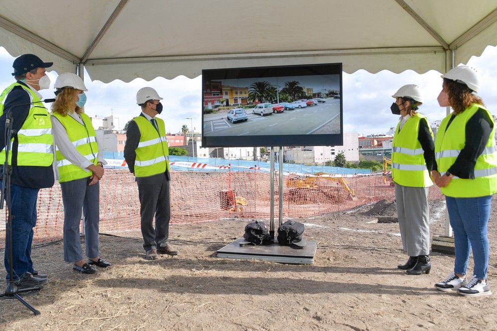 Construcción del último edificio del Área de Regeneración y Renovación Urbana (ARRU) de Tamaraceite