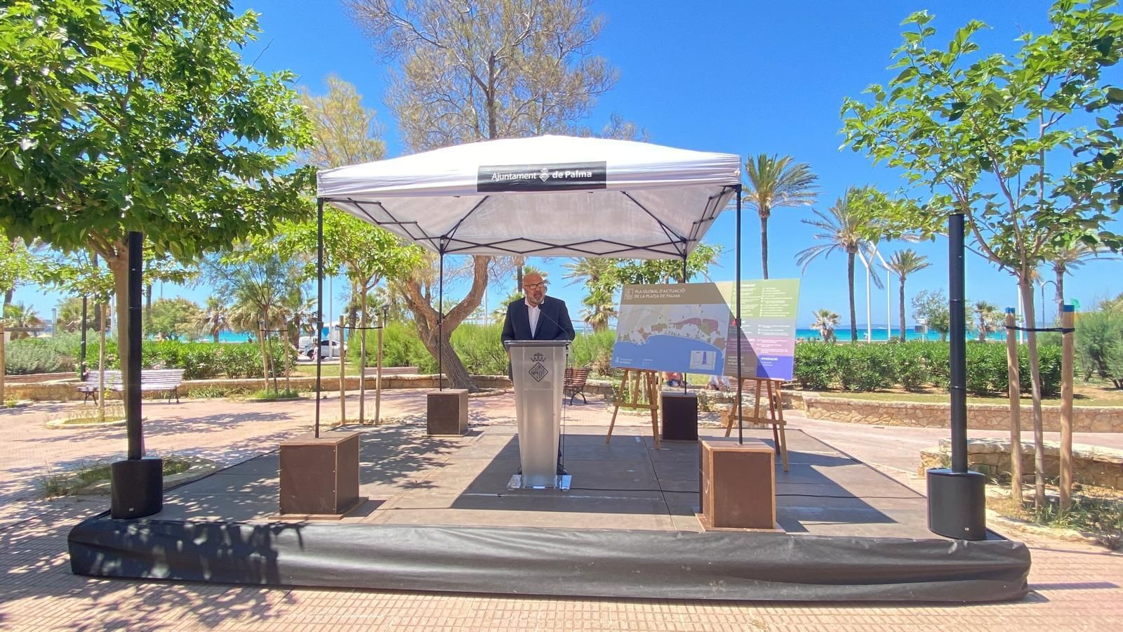 Así ha sido la presentación de los proyectos para la reforma de la Platja de Palma