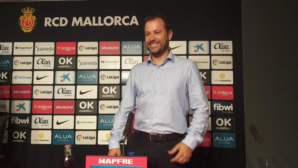 Pablo Ortells, director deportivo del Mallorca, hoy en Son Moix.