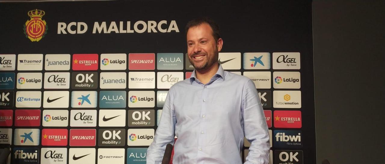 Pablo Ortells, director deportivo del Mallorca, hoy en Son Moix.