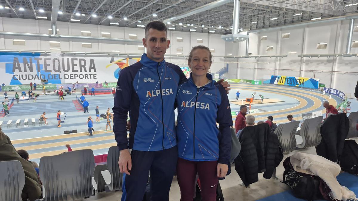 Los dos representantes del CA Gandia Alpesa en el Nacional Máster