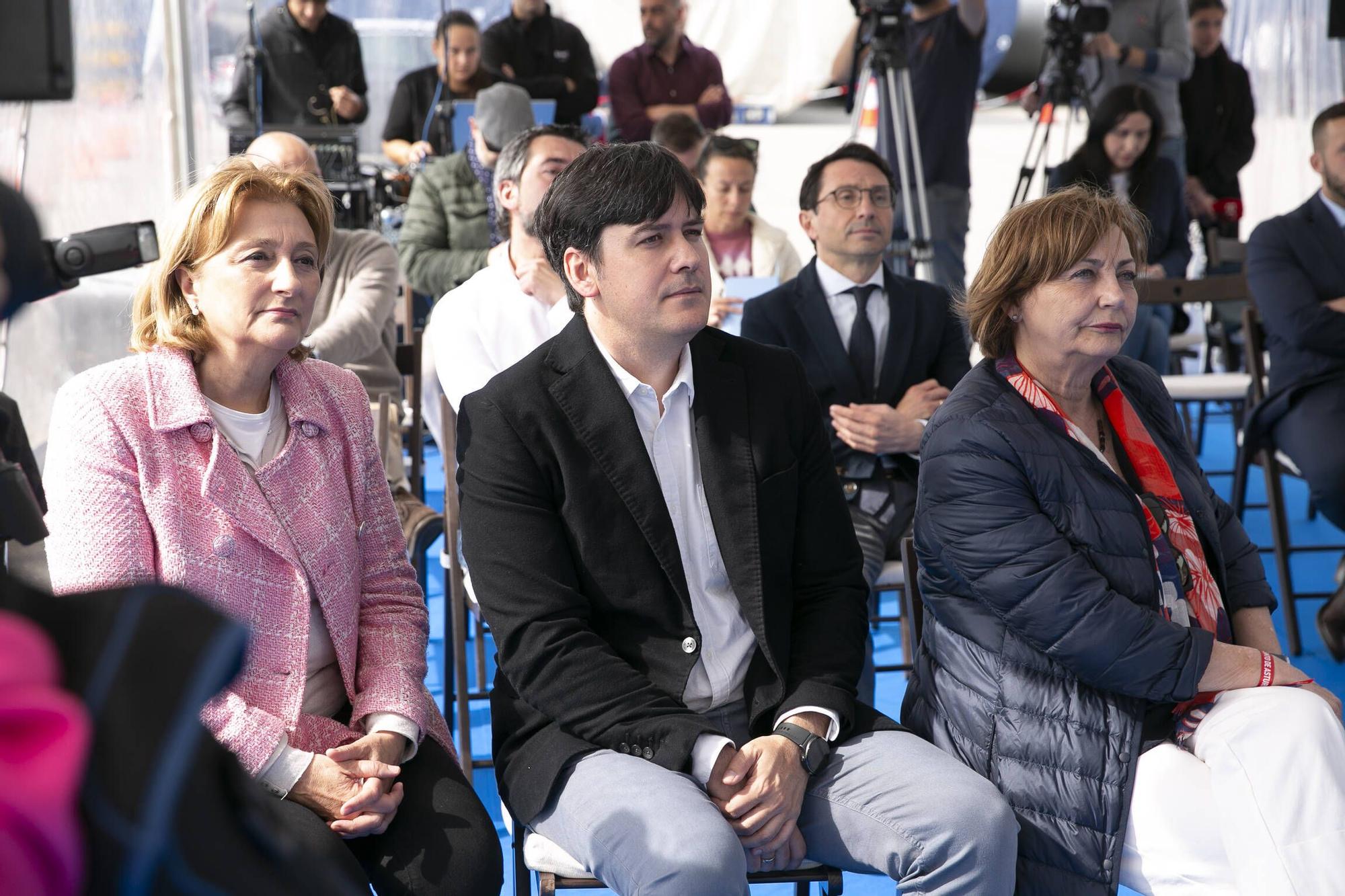 EN IMÁGENES: La visita de la ministra de Ciencia a Avilés