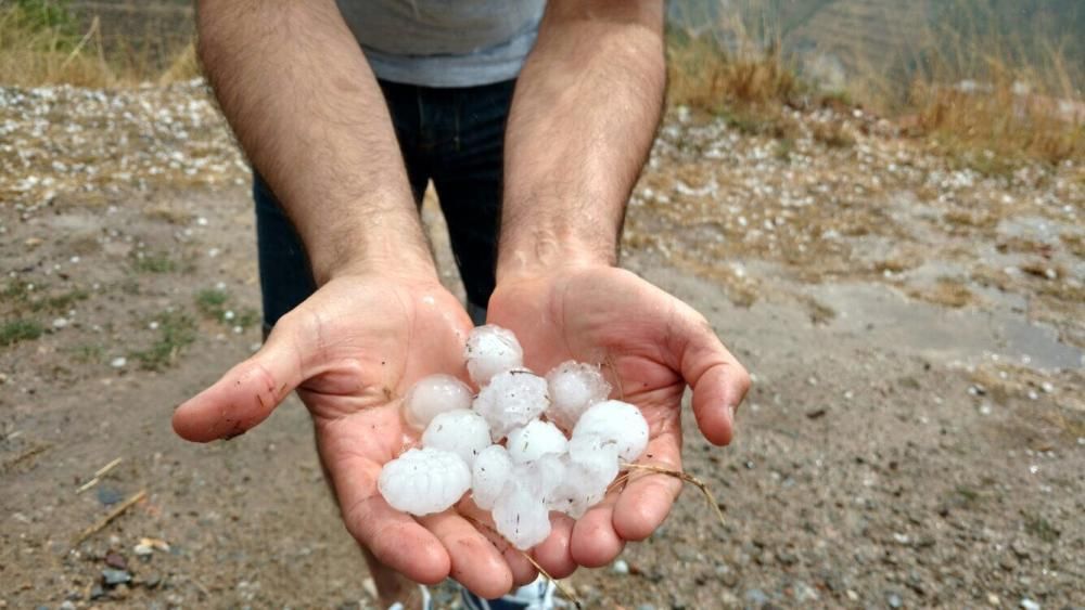 Granizada en Asturias