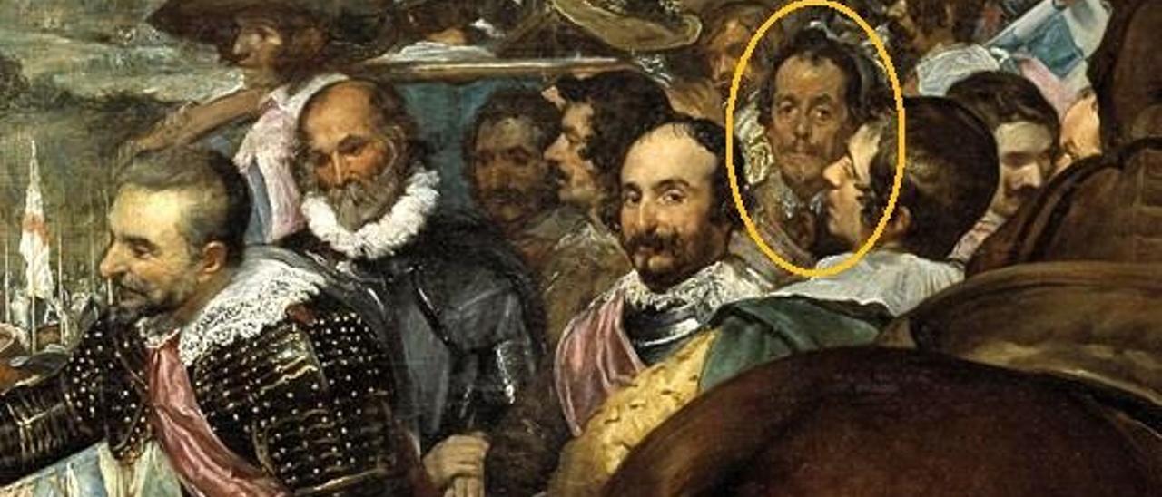 Carlos Coloma, hijo del primer conde de Elda, en el cuadro de las lanzas de Velázquez.