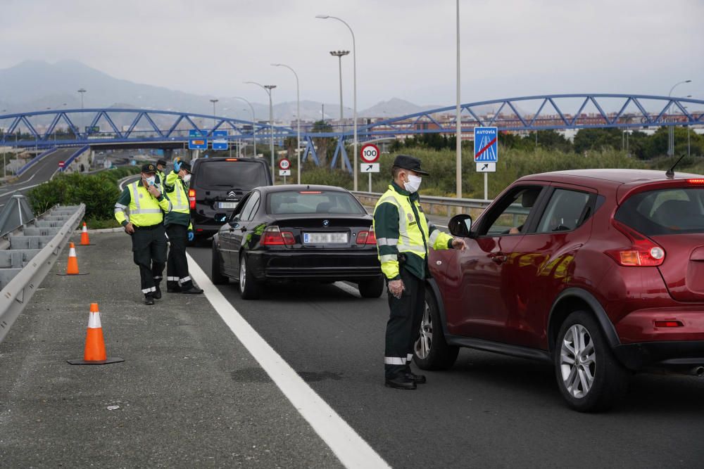 La Guardia Civil incrementa los controles de tráfico en Málaga