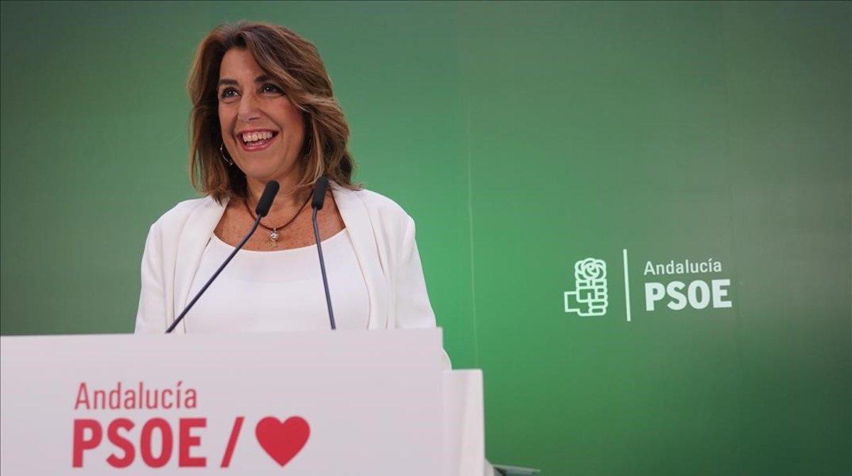 La secretaria general del PSOE-A, Susana Díaz. 