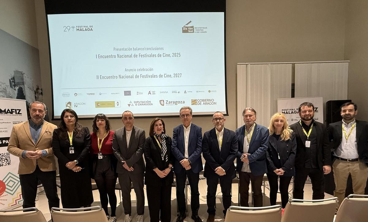 El anuncio se ha realizado hoy en el marco del Festival de Málaga, durante el acto de presentación del próximo encuentro impulsado por AraFilmFest, la Red de Festivales y Muestras de Cine de Aragón.
