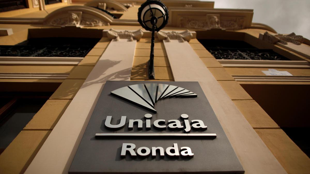 Sede bancaria de Unicaja en Ronda, Málaga.