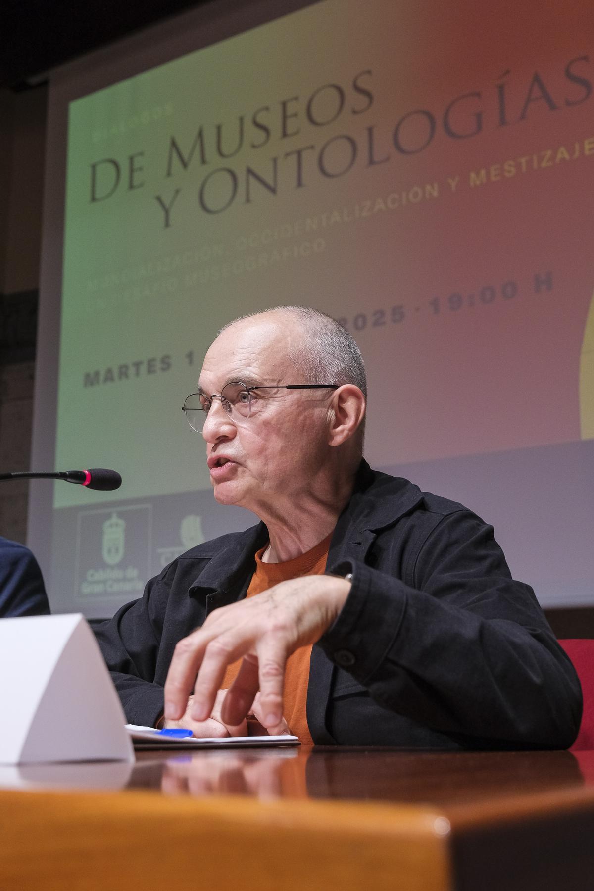 Serge Gruzinski, en la Casa de Colón