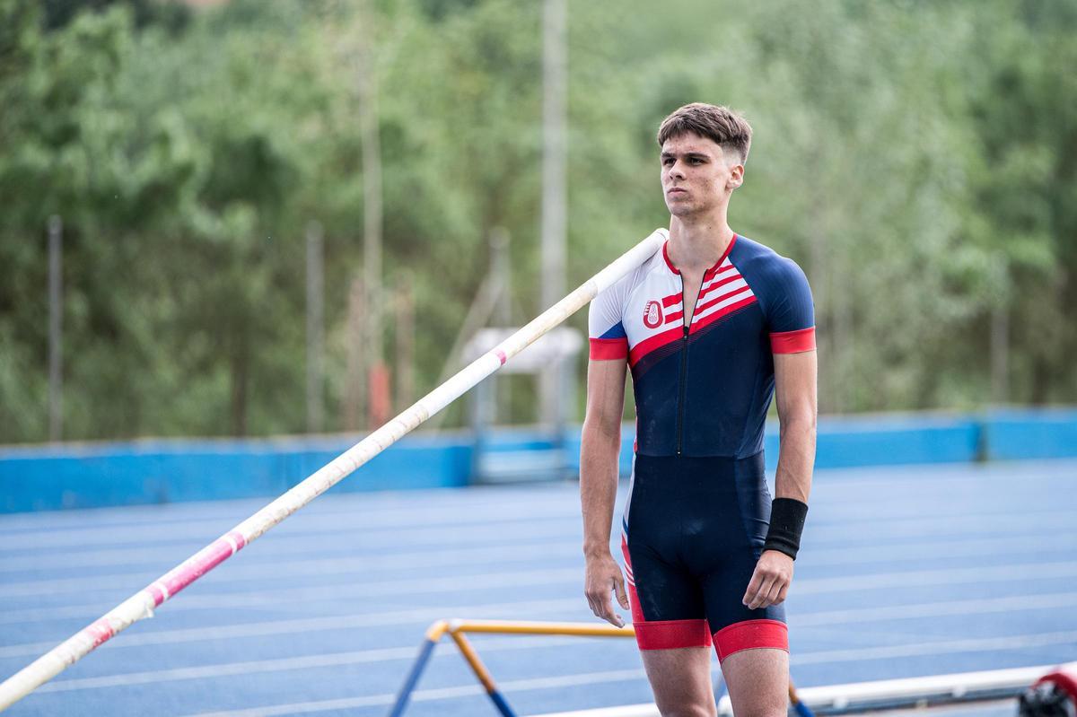 Martí Serra, un dels líders de l'equip masculí, que competeix a casa