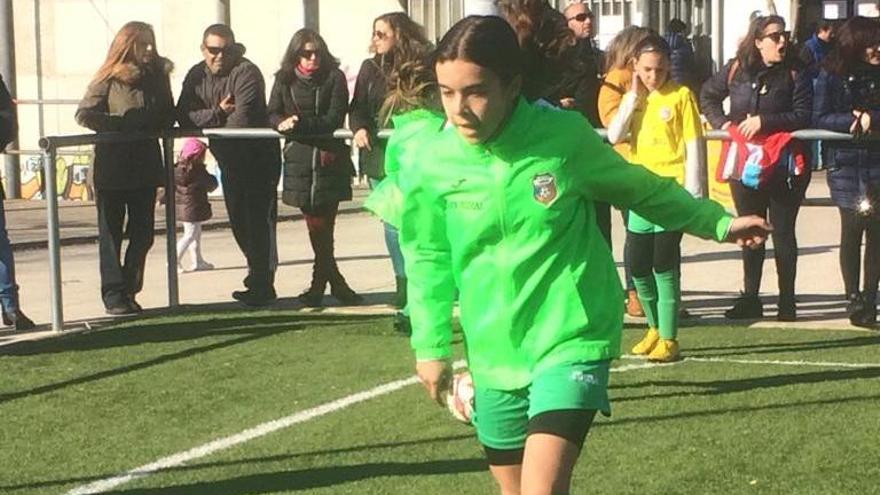 Angela Fernández, alevín del Amigos del Duero.