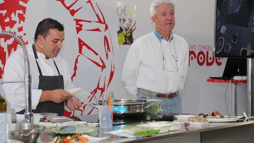 Una de las actividades de promoción gastronómica desplegada en la pasada Festa do Marisco. // Muñiz