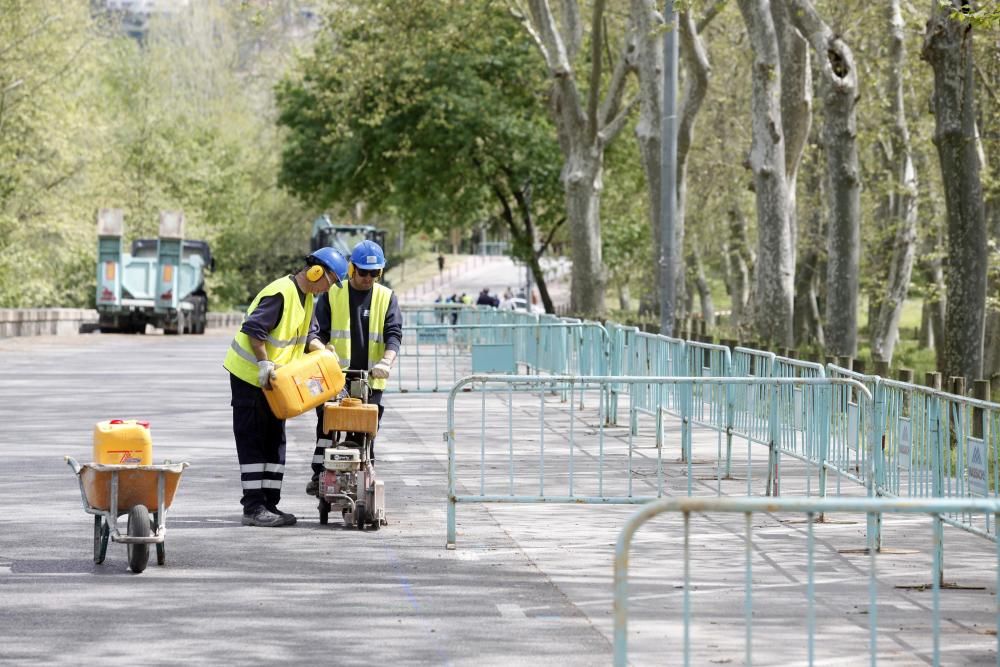 Girona comença a eliminar 150 aparcaments a la Devesa