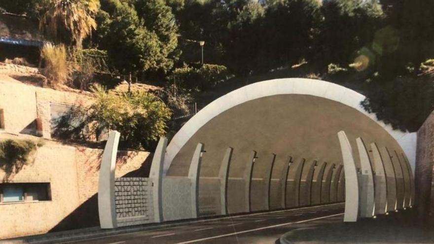 Salen a concurso las obras para insonorizar el túnel de la Alcazaba