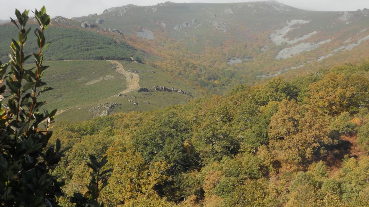 Sierra de Muelas de los Caballeros, municipio donde se proyectan parques fotovoltaicos y eólicos